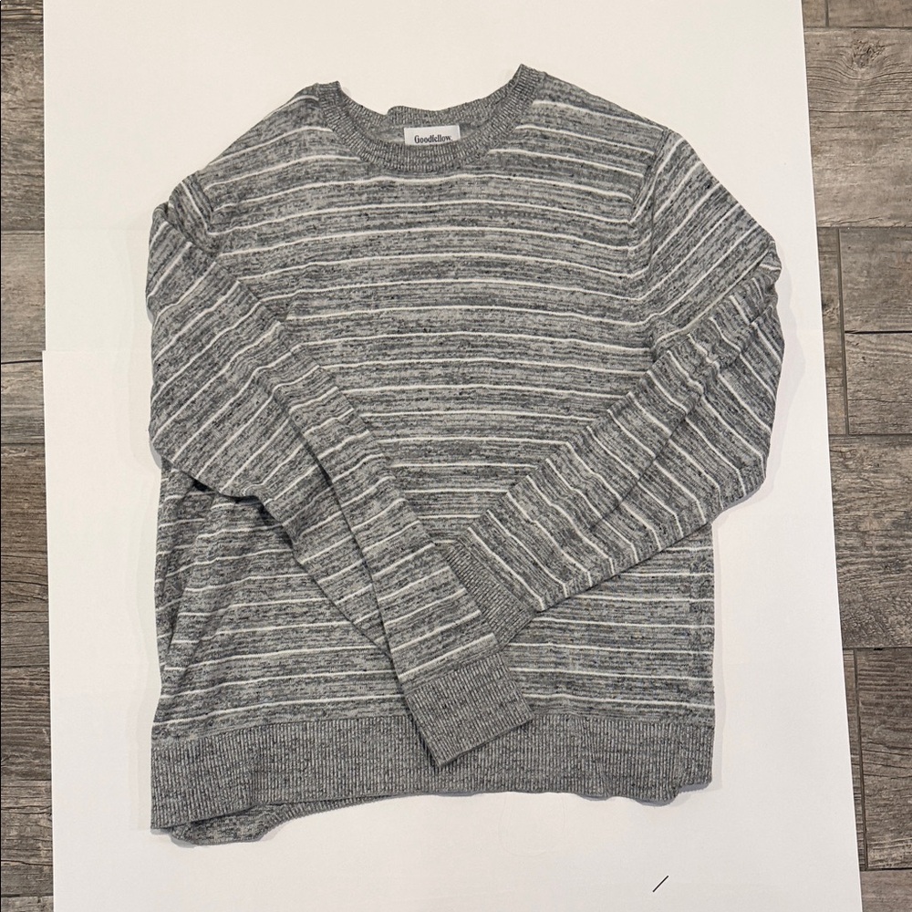 Goodfellow & Co Gray Heathered Crewneck Sweater